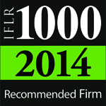 IFLR1000 (2014) Recommended Firm Rosette
